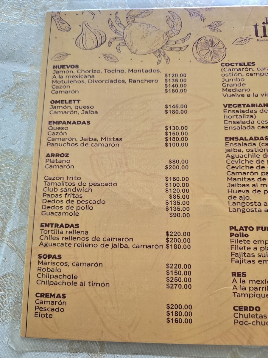 El Timon Menu - Image 2