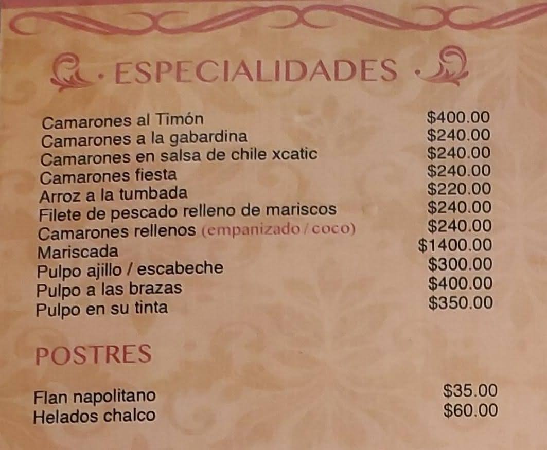 El Timon Menu - Image 3