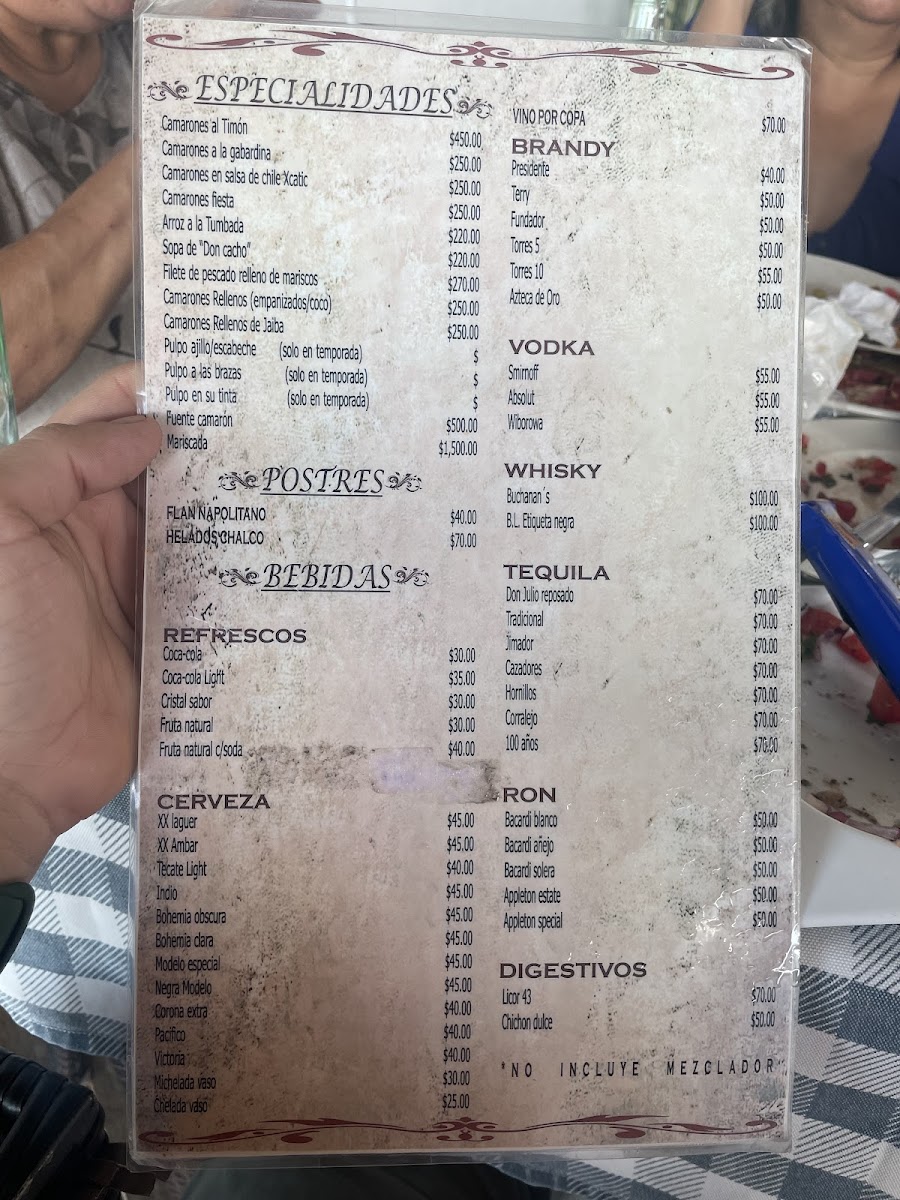 El Timon Menu - Image 4